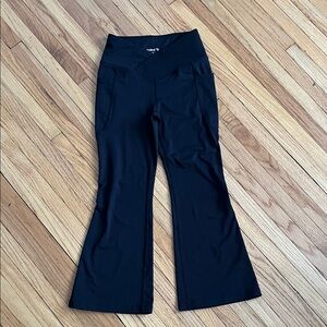 Black Flared Yoga Pants Baleaf size small